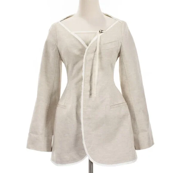Jacquemus | Dresses | Jacquemus Nwt La Robe Peplo Front Button Short Dress Size 34 Us 2 In Beige | Poshmark Jacquemus | Dresses | Jacquemus Nwt La Robe Peplo Front Button Short Dress Size 34 Us 2 In Beige | Poshmark
